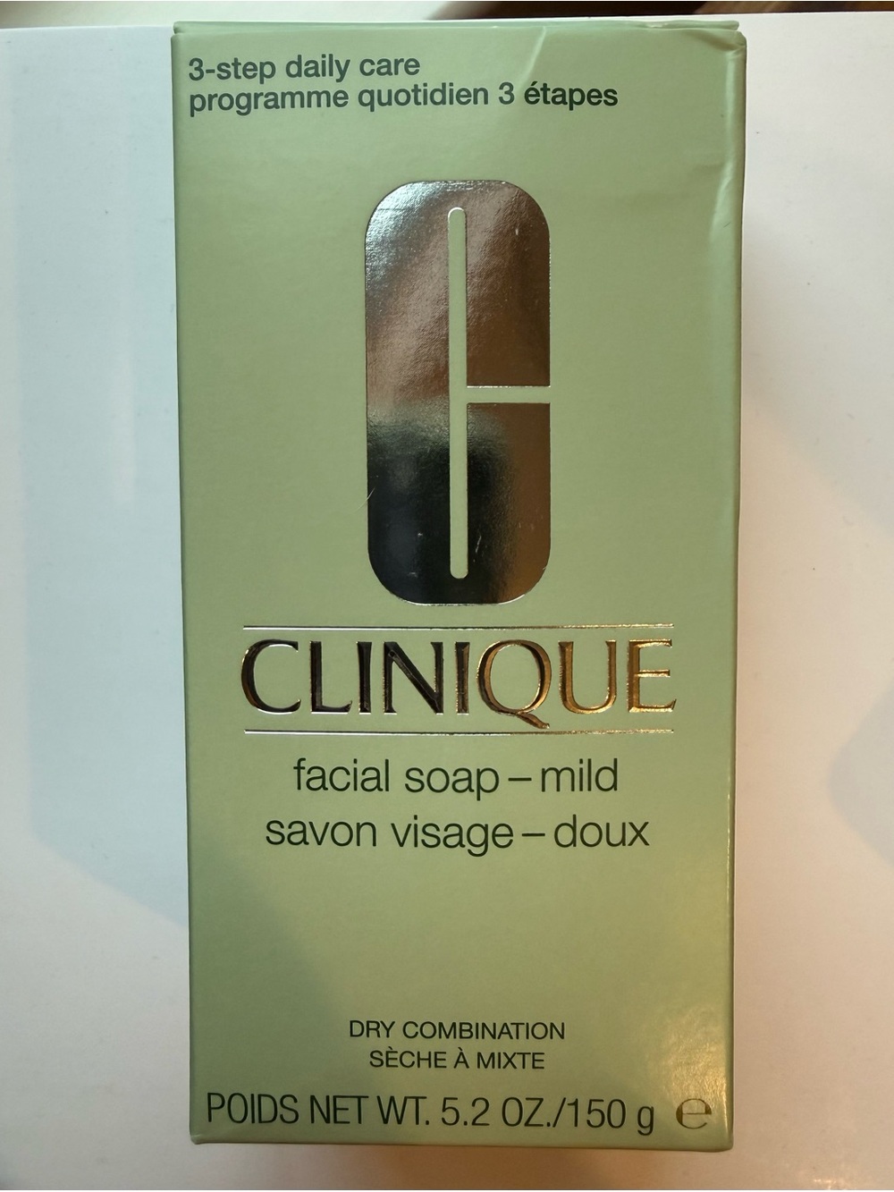 Clinique Facial Bar Soap Mild in the 5.2 oz (150g) bar